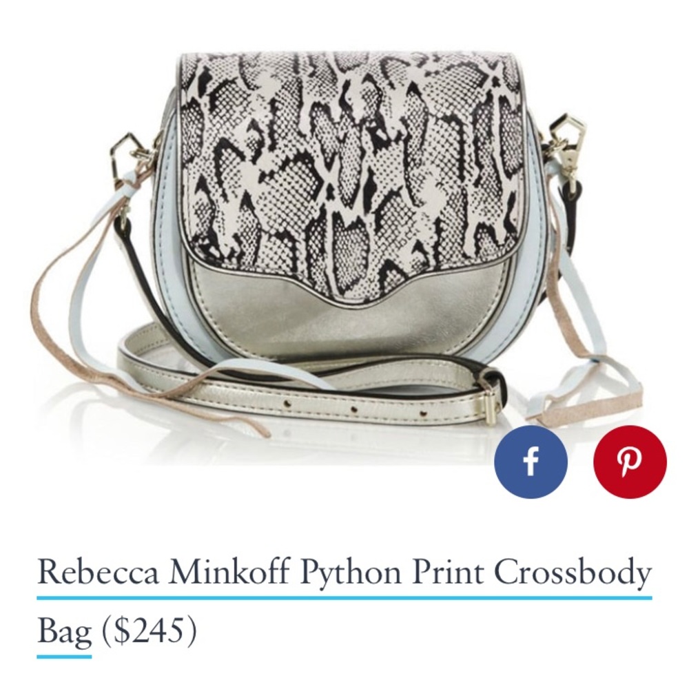 SOLD 🐍Rebecca Minkoff Mini Satchel🐍